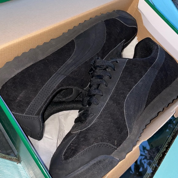 Size 11.5 Puma Roma Weave Dark Shadow - Picture 2 of 9